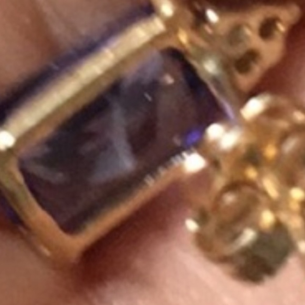 ❤️❤️❤️❤️‍🩹3.12 CARAT LAB TANZANITE 10K SOLID GOLD OCTAGON ❤️❤️❤️ - Picture 6 of 6